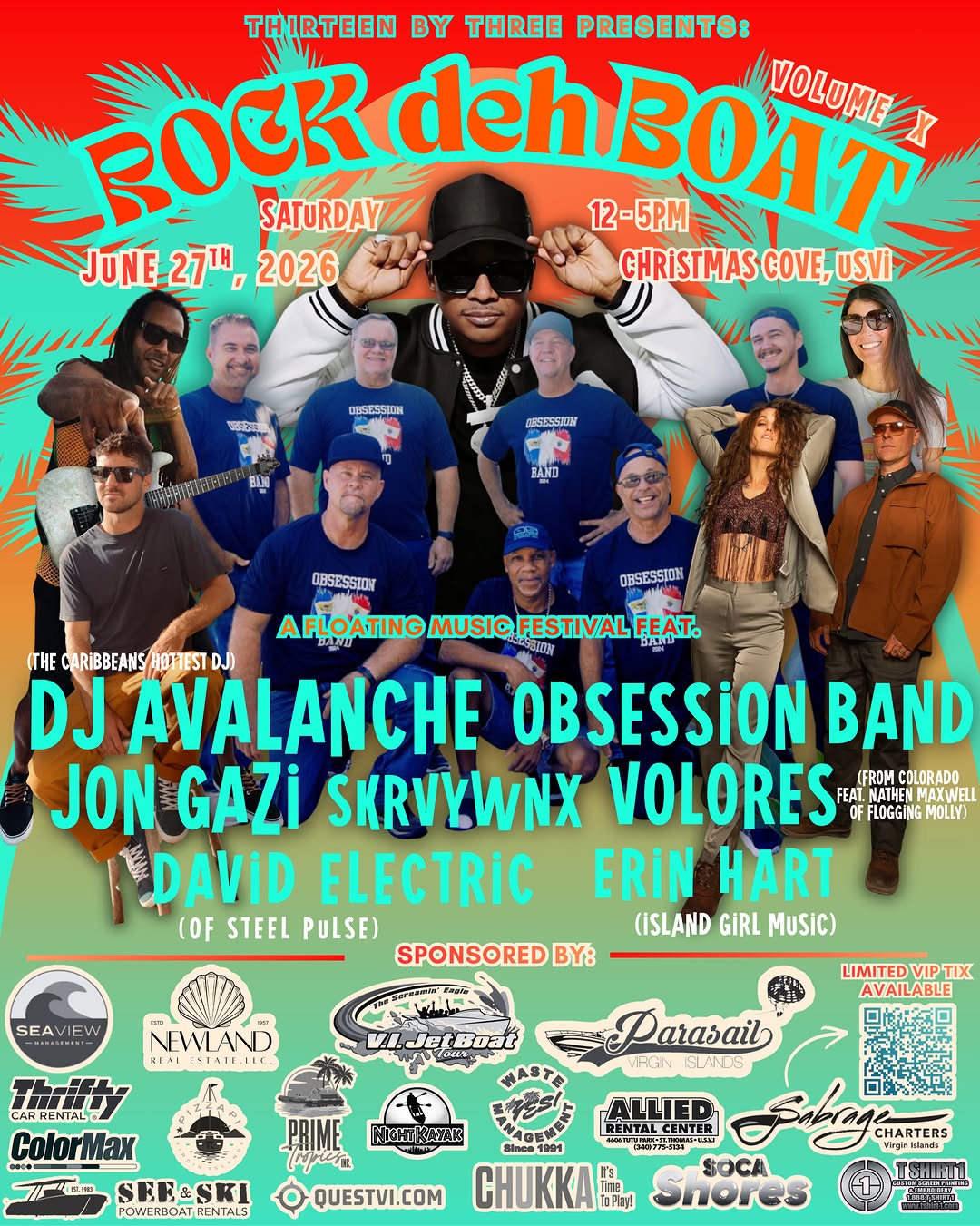 Rock Deh Boat 2026 lineup poster